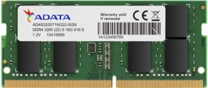Memorie Notebook A-Data Premier AD4S320016G22-SGN 16GB DDR4 3200Mhz Memorie Notebook A-Data Premier AD4S320016G22-SGN 16GB DDR4 3200Mhz