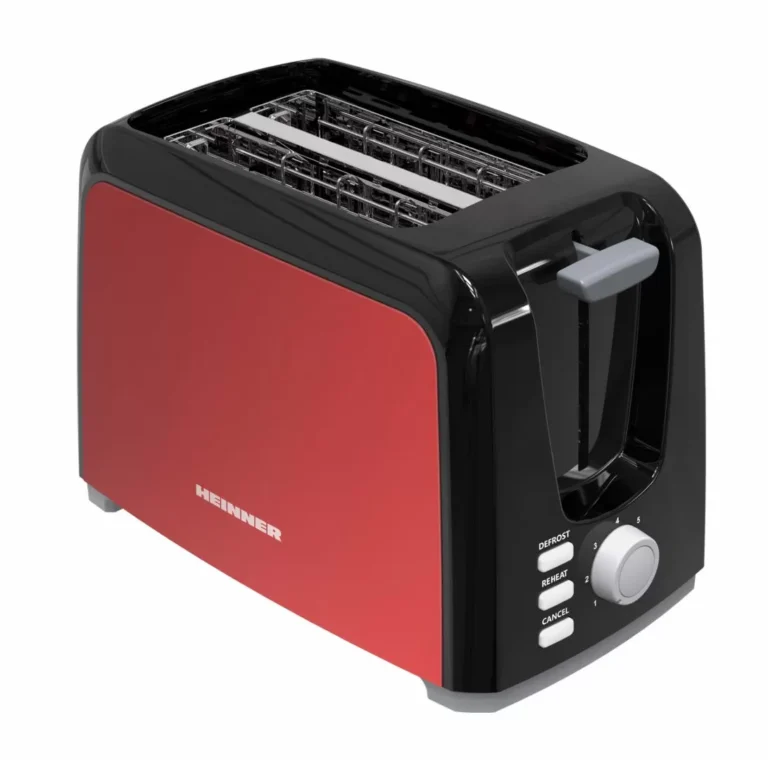 Prajitor de paine Heinner HTP-700BKRD  750W  Negru/Rosu