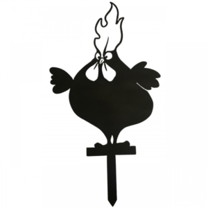 Decoratiune gradina / ghiveci Krodesign Big Chicken KRO-1130, metal, inaltime 64 cm Decoratiune gradina / ghiveci Krodesign Big Chicken KRO-1130, metal, inaltime 64 cm