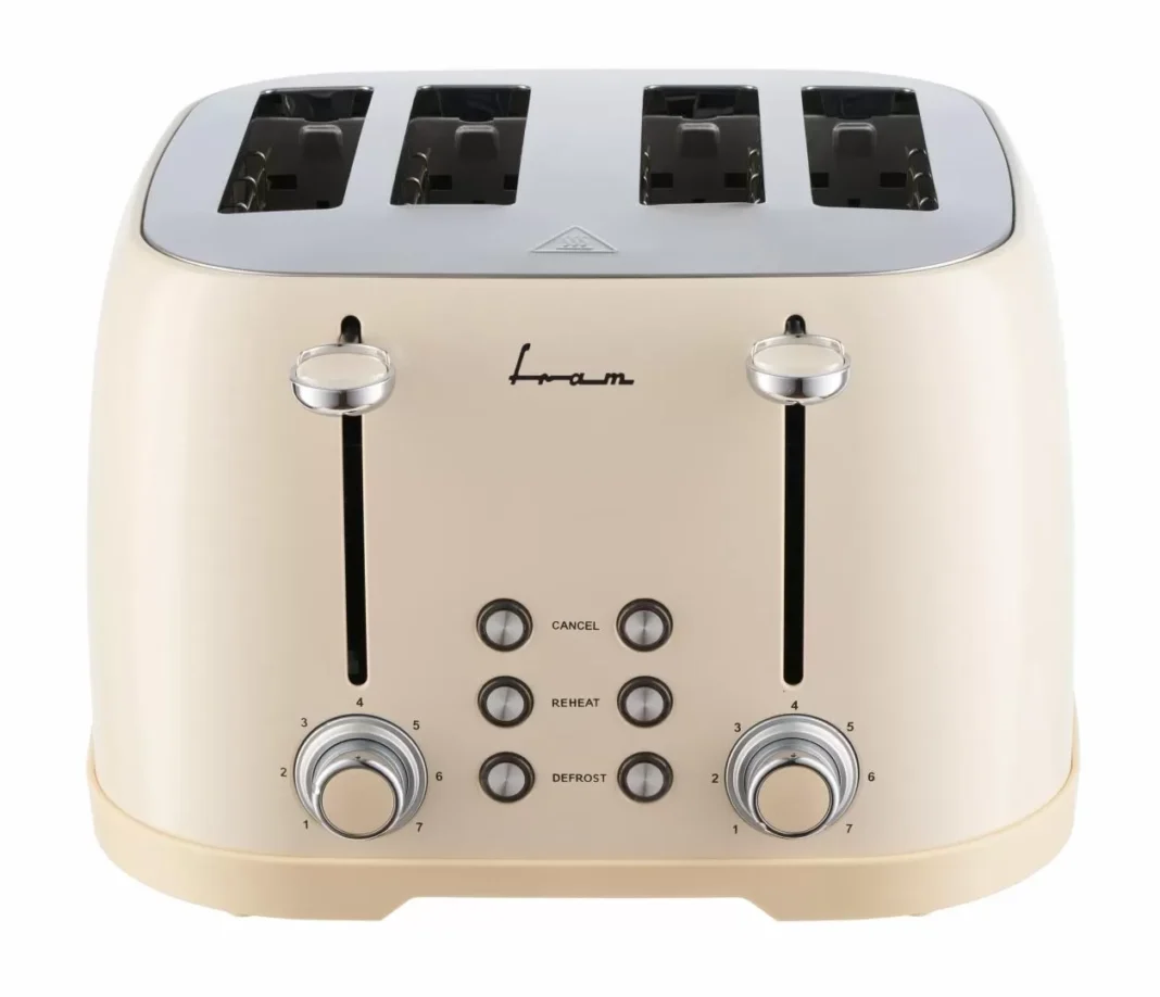 Prajitor de paine Fram FTP-800CR 1600W capacitate 4 felii Prajitor de paine Fram FTP-800CR 1600W capacitate 4 felii
