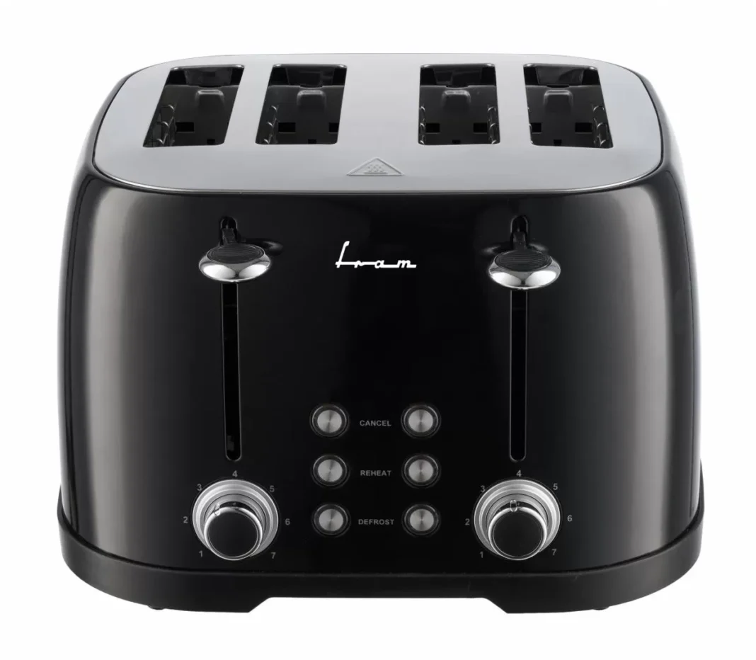 Prajitor de paine Fram FTP-800BK 1600W capacitate 4 felii Prajitor de paine Fram FTP-800BK 1600W capacitate 4 felii