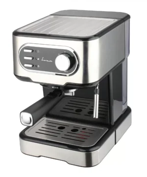 Espressor cafea Fram FEM-850BKSS 850W Argintiu Espressor cafea Fram FEM-850BKSS 850W Argintiu