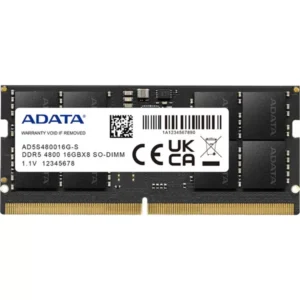 Memorie Notebook A-Data AD5S480016G-S 16GB DDR5 4800Mhz Memorie Notebook A-Data AD5S480016G-S 16GB DDR5 4800Mhz