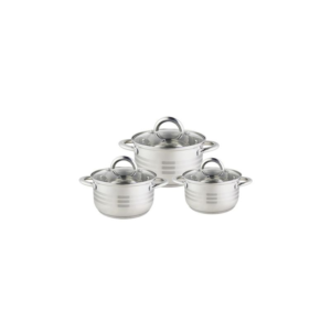 Set oale Floria ZLN-4083, 6 piese, pentru toate sursele de caldura, Inox Set oale Floria ZLN-4083, 6 piese, pentru toate sursele de caldura, Inox