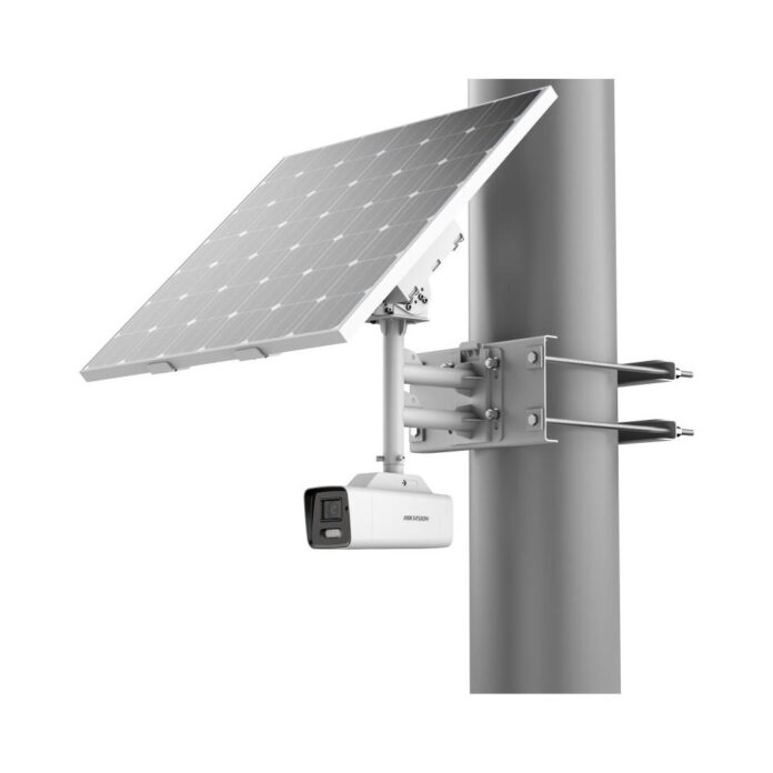 Kit camera supraveghere IP exterior 4G cu panou solar Hikvision ColorVu AcuSense DS-2XS6A47G1-LS/C36S80, 4 MP, 4 mm, lumina alba 30m, slot card, acumulator 30.000mAh, stocare 64GB eMMC Kit camera supraveghere IP exterior 4G cu panou solar Hikvision ColorVu AcuSense DS-2XS6A47G1-LS/C36S80, 4 MP, 4 mm, lumina alba 30m, slot card, acumulator 30.000mAh, stocare 64GB eMMC