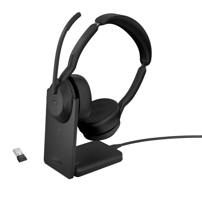 Casti Jabra Evolve2 55 Link380a MS Stereo Charging Stand Casti Jabra Evolve2 55 Link380a MS Stereo Charging Stand