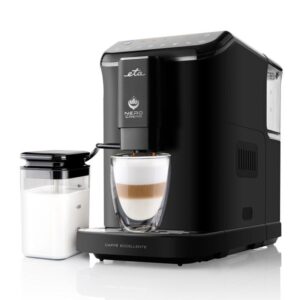 Espressor automat de cafea ETA Nero Crema 8180 90000, 1350 W, 20 bar, sistem de spumare lapte, negru Espressor automat de cafea ETA Nero Crema 8180 90000, 1350 W, 20 bar, sistem de spumare lapte, negru