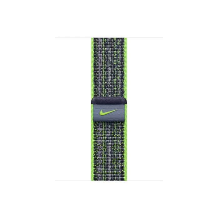 Curea Smartwatch Apple pentru Apple Watch 41mm Bright Green/Blue Nike Sport Loop Curea Smartwatch Apple pentru Apple Watch 41mm Bright Green/Blue Nike Sport Loop