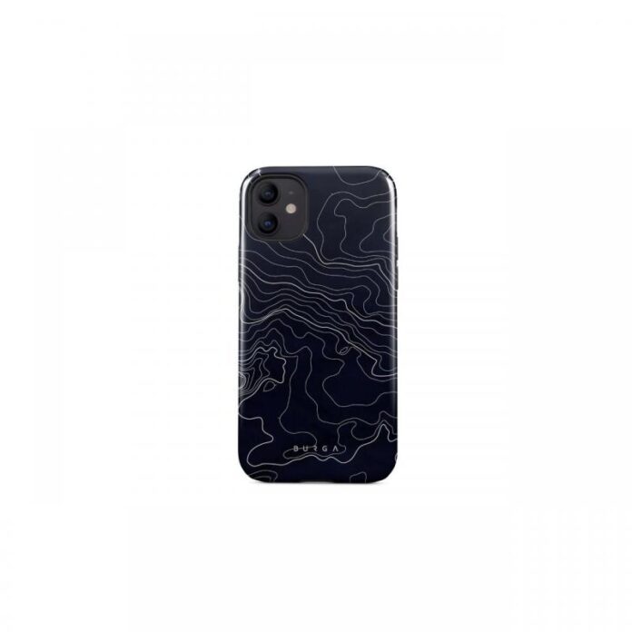 Husa iPhone 12 / 12 Pro Burga Dual Layer Drifting Shores Line Art Husa iPhone 12 / 12 Pro Burga Dual Layer Drifting Shores Line Art