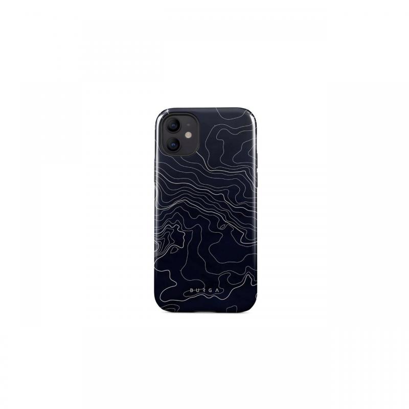 Husa iPhone 12 / 12 Pro Burga Dual Layer Drifting Shores Line Art Husa iPhone 12 / 12 Pro Burga Dual Layer Drifting Shores Line Art