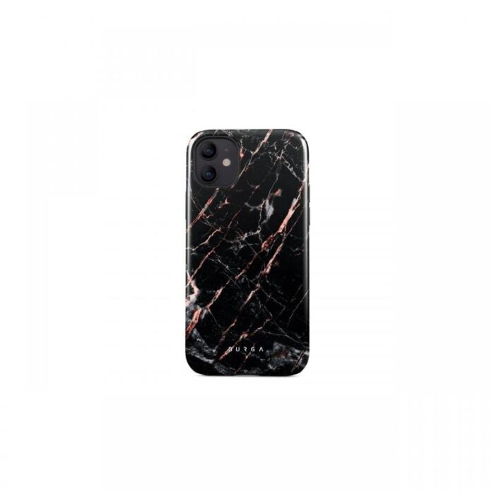 Husa iPhone 12 / 12 Pro Burga Dual Layer Rose Gold Marble Husa iPhone 12 / 12 Pro Burga Dual Layer Rose Gold Marble