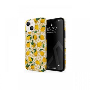 Husa iPhone 14 Burga Dual Layer Lemon Juice Husa iPhone 14 Burga Dual Layer Lemon Juice