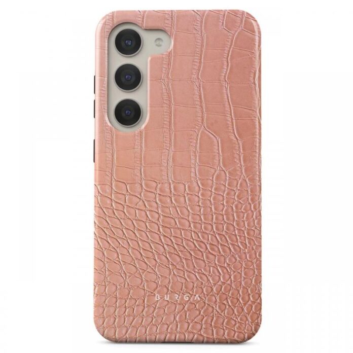 Burga Husa Dual Layer Pink Croco Samsung Galaxy S23 Burga Husa Dual Layer Pink Croco Samsung Galaxy S23