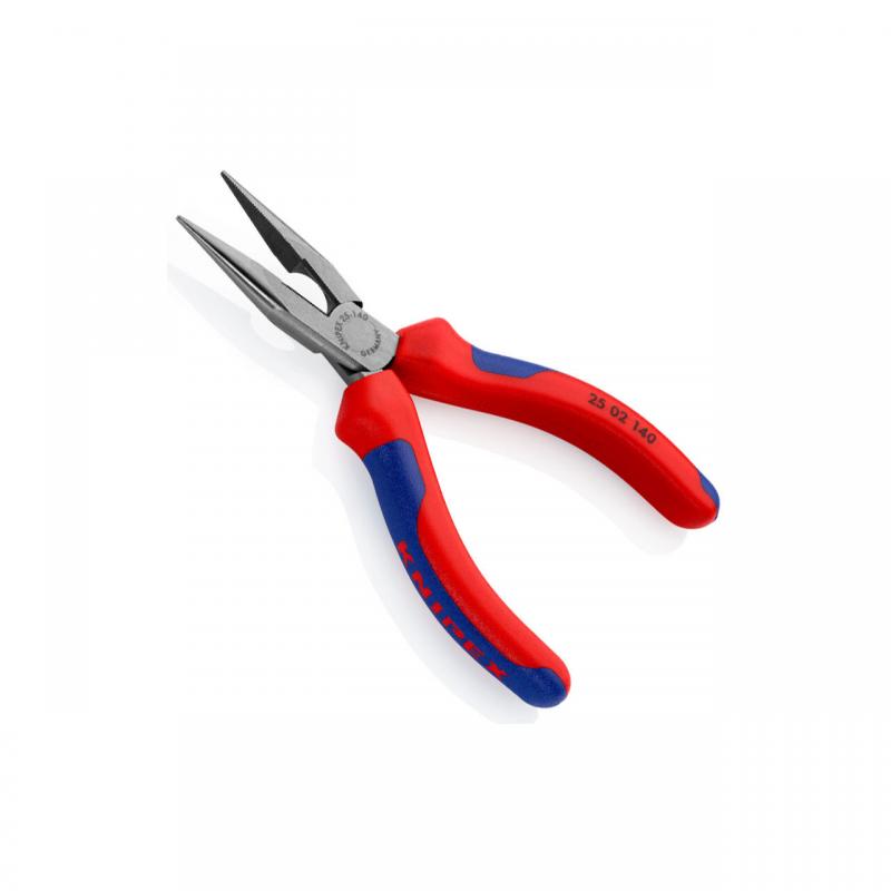 Cleste cu varf lung semirotund (angular) si tais, 140 mm, Knipex Cleste cu varf lung semirotund (angular) si tais, 140 mm, Knipex