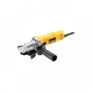 Polizor unghiular DeWALT, 125mm, 900W, 11000rpm, comutator glisant, cap aplatizat, tip DWE4157F-QS Polizor unghiular DeWALT, 125mm, 900W, 11000rpm, comutator glisant, cap aplatizat, tip DWE4157F-QS