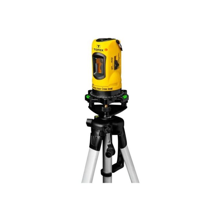 Nivela laser, autonivelanta, linie incrucisata, rosie, cu trepied, 10 m, Topex