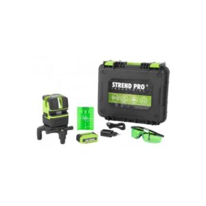 Nivela laser, linie incrucisata, 4V si 1H, verde, 50 m, Strend Pro Industrial Nivela laser, linie incrucisata, 4V si 1H, verde, 50 m, Strend Pro Industrial