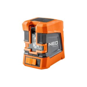 Nivela laser, linie incrucisata, rosie, cu carcasa si suport magnetic, 15 m, NEO Nivela laser, linie incrucisata, rosie, cu carcasa si suport magnetic, 15 m, NEO