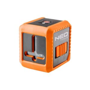 Nivela laser, linie incrucisata, rosie, cu carcasa si suport magnetic, etui, 10 m, NEO Nivela laser, linie incrucisata, rosie, cu carcasa si suport magnetic, etui, 10 m, NEO
