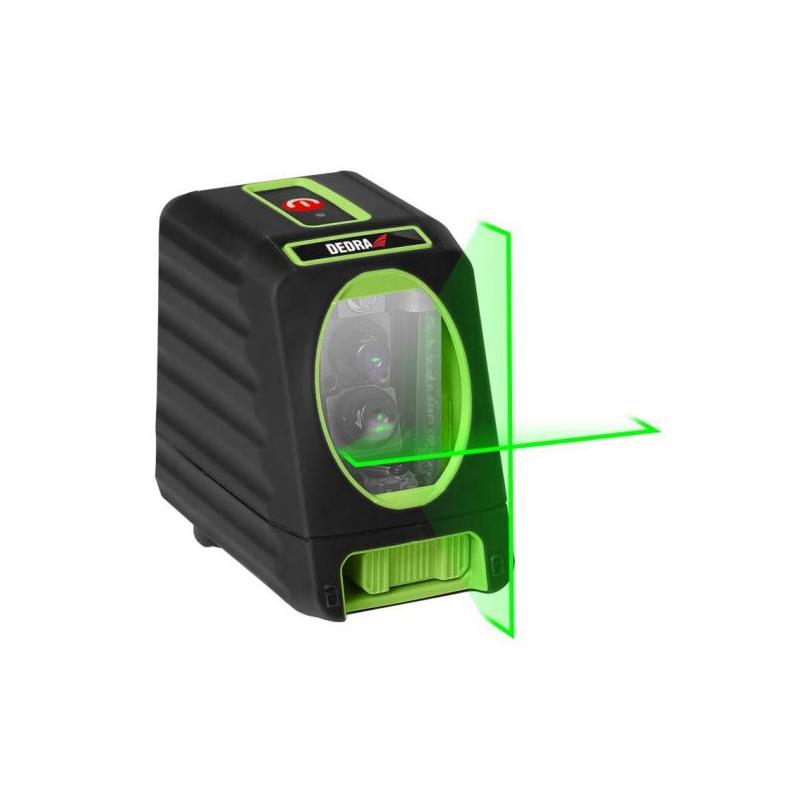 Nivela laser, linie incrucisata, verde, suport magnetic, 30 m, Dedra Nivela laser, linie incrucisata, verde, suport magnetic, 30 m, Dedra