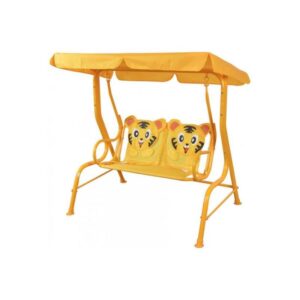 Balansoar/leagan pentru copii, galben, model tigru, 115x75x110 cm, Sandia Balansoar/leagan pentru copii, galben, model tigru, 115x75x110 cm, Sandia