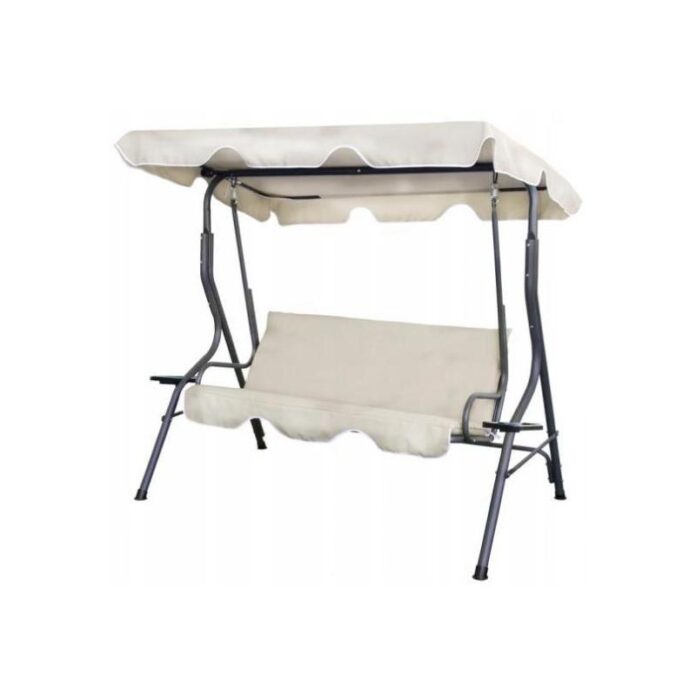 Balansoar gradina, 3 locuri, bej, 170x110x153 cm Balansoar gradina, 3 locuri, bej, 170x110x153 cm