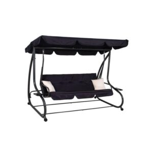 Balansoar gradina, 4 locuri, maro, 220x120x162 cm, functie pat, Linda Balansoar gradina, 4 locuri, maro, 220x120x162 cm, functie pat, Linda