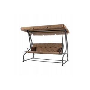 Balansoar gradina, 3 locuri, cappuccino, 230x120x164 cm, functie pat Balansoar gradina, 3 locuri, cappuccino, 230x120x164 cm, functie pat