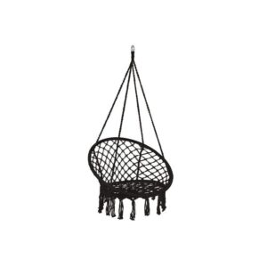 Hamac brazilian, tip scaun, Springos, gri, max 150kg, 79x80x120 cm Hamac brazilian, tip scaun, Springos, gri, max 150kg, 79x80x120 cm