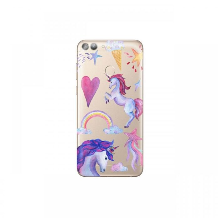 Husa Huawei P Smart Lemontti Silicon Art Unicorn Husa Huawei P Smart Lemontti Silicon Art Unicorn