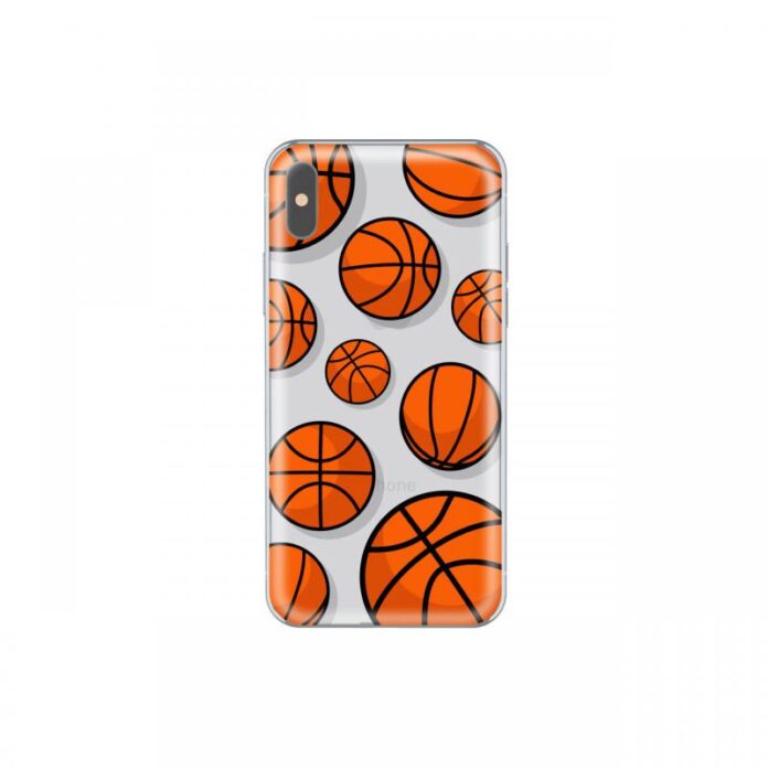Husa iPhone X / XS Lemontti Silicon Art Basketball Husa iPhone X / XS Lemontti Silicon Art Basketball
