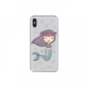 Husa iPhone XS / X Lemontti Silicon Art Little Mermaid Husa iPhone XS / X Lemontti Silicon Art Little Mermaid