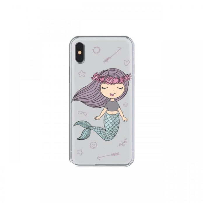 Husa iPhone XS / X Lemontti Silicon Art Little Mermaid Husa iPhone XS / X Lemontti Silicon Art Little Mermaid
