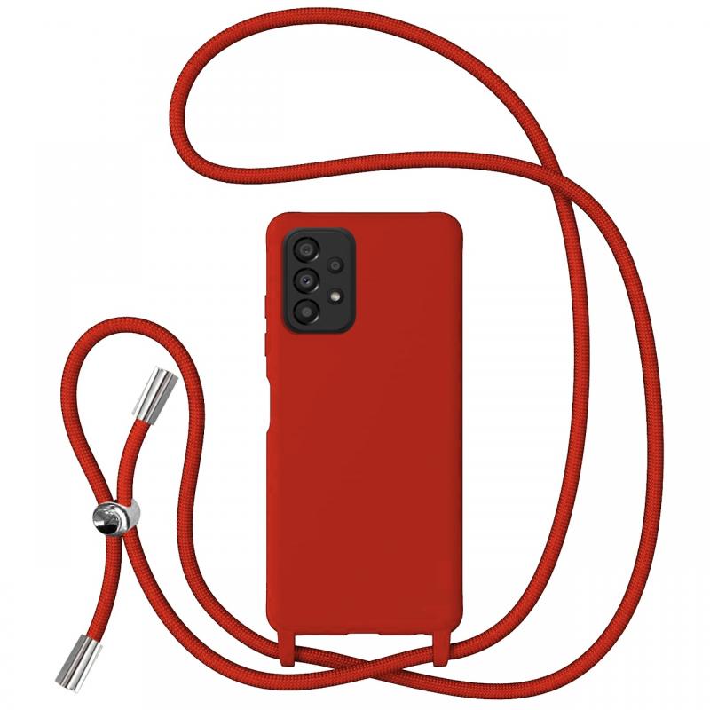 Lemontti Husa Silicon cu Snur Samsung Galaxy A53 5G Mov (protectie 360°, material fin, captusit cu microfibra) Lemontti Husa Silicon cu Snur Samsung Galaxy A53 5G Mov (protectie 360°, material fin, captusit cu microfibra)