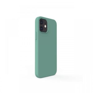 Husa iPhone 12 Mini Lemontti Liquid Silicon Forest Green Husa iPhone 12 Mini Lemontti Liquid Silicon Forest Green
