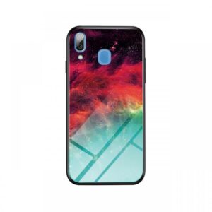 Husa Samsung Galaxy A30 Lemontti Glass Case Colorful Nebula Husa Samsung Galaxy A30 Lemontti Glass Case Colorful Nebula