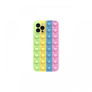 Husa iPhone 13 Pro Max Lemontti Heart Pop it Multicolor 4 Husa iPhone 13 Pro Max Lemontti Heart Pop it Multicolor 4