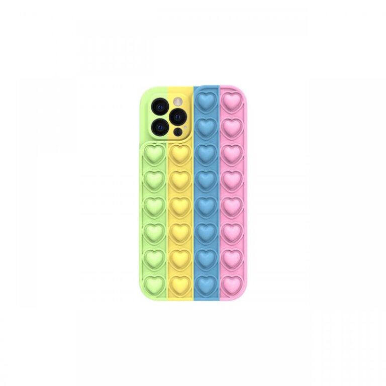 Husa iPhone 13 Pro Max Lemontti Heart Pop it Multicolor 4