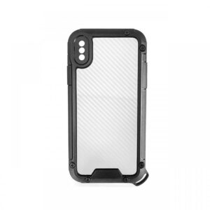 Husa iPhone X / XS Lemontti Tel Protect Shield Black Husa iPhone X / XS Lemontti Tel Protect Shield Black