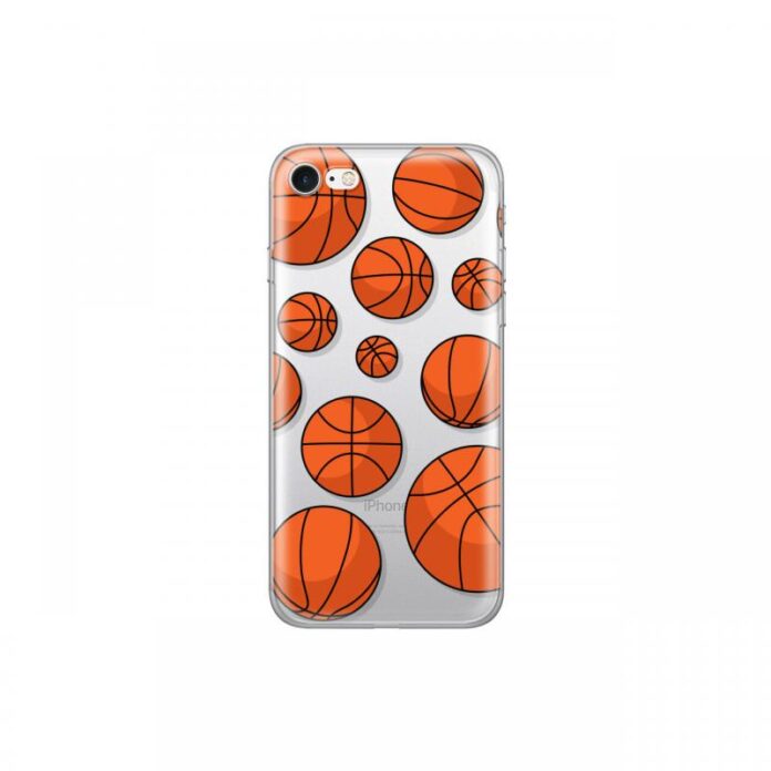 Husa iPhone 7/8/SE2020/SE2022 Lemontti Silicon Art Basketball Husa iPhone 7/8/SE2020/SE2022 Lemontti Silicon Art Basketball