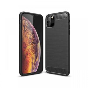 Husa iPhone 11 Pro Lemontti Carbon Negru Husa iPhone 11 Pro Lemontti Carbon Negru
