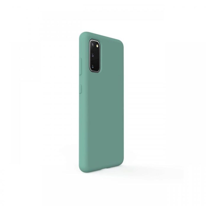 Husa Samsung Galaxy S20 Lemontti Liquid Silicon Forest Green Husa Samsung Galaxy S20 Lemontti Liquid Silicon Forest Green