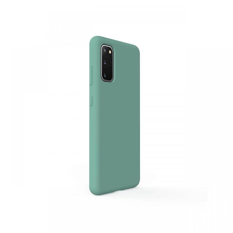 Husa Samsung Galaxy S20 Lemontti Liquid Silicon Forest Green Husa Samsung Galaxy S20 Lemontti Liquid Silicon Forest Green