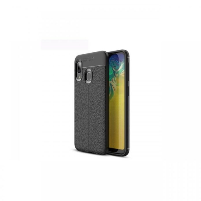 Husa Samsung Galaxy A20e Lemontti Litchi Navy Blue Husa Samsung Galaxy A20e Lemontti Litchi Navy Blue