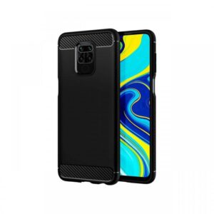Husa Xiaomi Redmi Note 9 / Redmi 10X 4G Lemontti Carbon Case Flexible Albastru Husa Xiaomi Redmi Note 9 / Redmi 10X 4G Lemontti Carbon Case Flexible Albastru