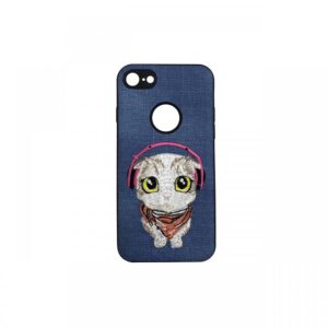 Husa iPhone SE2022 Lemontti Embroidery Orange Puppy Husa iPhone SE2022 Lemontti Embroidery Orange Puppy