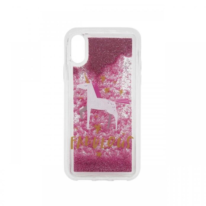 Husa iPhone XS / X Lemontti Liquid Sand Fabulous Glitter Husa iPhone XS / X Lemontti Liquid Sand Fabulous Glitter