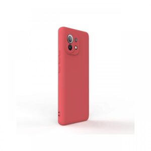Husa Xiaomi Mi 11 Lemontti Silicon Soft Slim Santa Red Husa Xiaomi Mi 11 Lemontti Silicon Soft Slim Santa Red