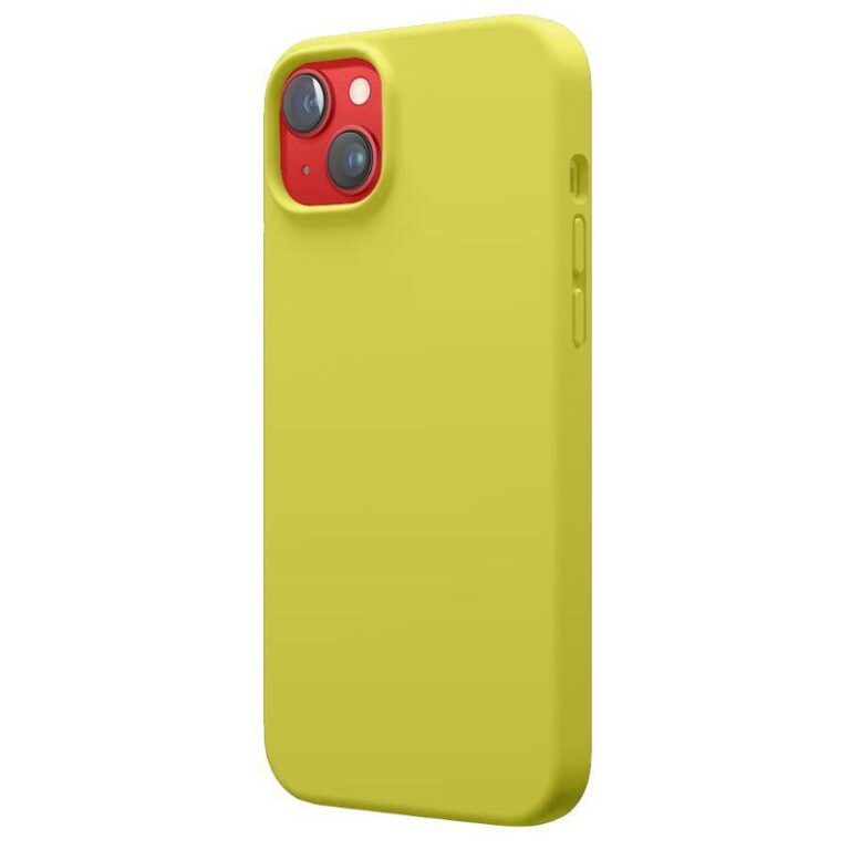 Lemontti Husa Liquid Silicon MagCharge iPhone 14 Mov (protectie 360°, material fin, captusit cu microfibra)