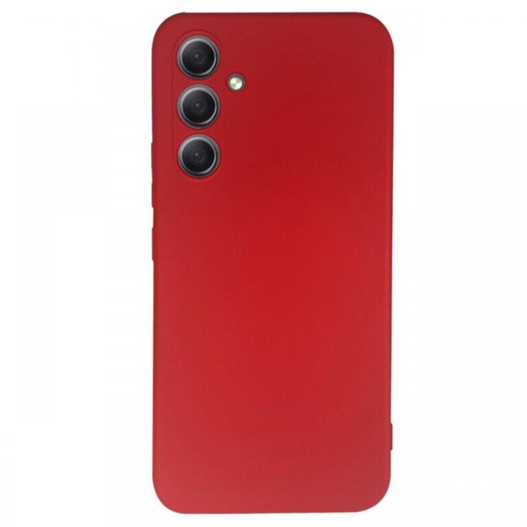 Lemontti Husa Silicon Soft Slim Samsung Galaxy A34 5G Lila (material mat si fin, captusit cu microfibra)